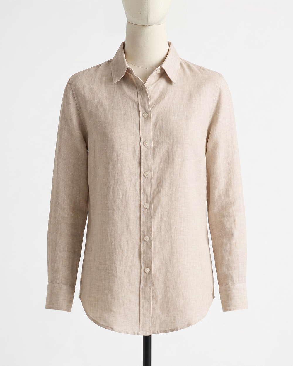 100% European Linen Long Sleeve Shirt